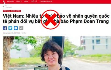 Về yêu cầu thô bạo đòi trả tự do cho Phạm Đoan Trang ngay lập tức!