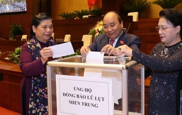 ‘Quốc hội chia sẻ trước đau thương, mất mát to lớn của đồng bào miền Trung’