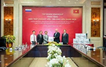 Vingroup trao tặng 1.000 máy thở cho Nga, Ukraine và Singapore