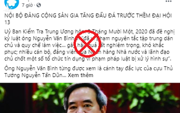 Xử lý cán bộ sai phạm vì sao lại xuyên tạc?