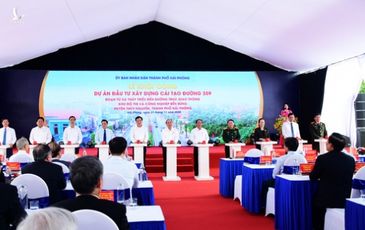 Thủ tướng nhấn nút khởi công dự án nâng cấp đường 359 kết nối Hải Phòng – Quảng Ninh