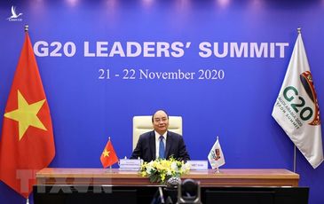 Thủ tướng Nguyễn Xuân Phúc dự Hội nghị thượng đỉnh G20 trực tuyến