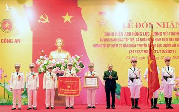 Cục An ninh điều tra nhận danh hiệu Anh hùng lực lượng vũ trang nhân dân