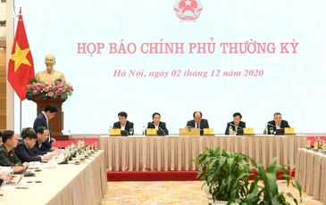 Nội dung trao đổi tại họp báo Chính phủ tháng 11