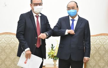Thủ tướng Nguyễn Xuân Phúc tiếp nhà đầu tư Tổ hợp Hóa dầu miền Nam