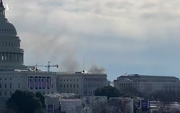 Cháy gần tòa nhà Quốc hội, Mỹ phong tỏa cả Đồi Capitol