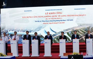 Chùm ảnh: Thủ tướng bấm nút khởi công xây dựng sân bay Long Thành