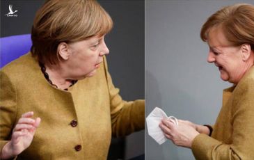 Khoảng khắc hoảng hốt duy nhất của Thủ tướng Đức Angela Merkel