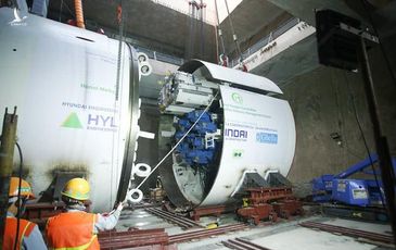 Robot ‘Thần tốc’ sẵn sàng khoan hầm tuyến metro Nhổn – ga Hà Nội
