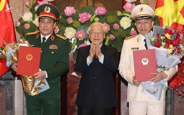 Nhiệm kỳ Chủ tịch nước Nguyễn Phú Trọng: Thăng hàm cho những ai?