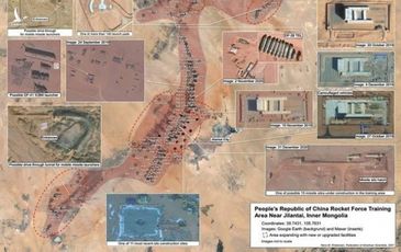 Lộ hình ảnh hầm chứa tên lửa đạn đạo Trung Quốc có tầm bắn tới Mỹ