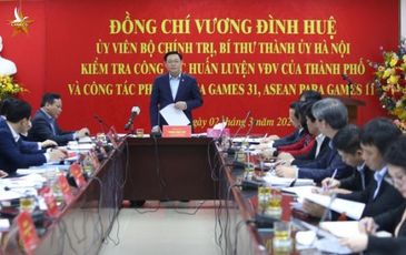 Ông Vương Đình Huệ yêu cầu Hà Nội không chủ quan khi chuẩn bị SEA Games 31