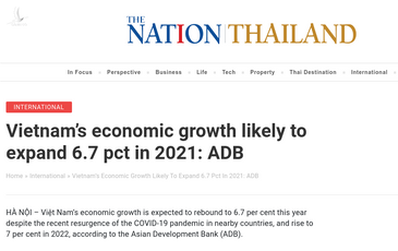 The Nation Thailand: “Việt Nam vẫn là một trong những đất nước nằm trong top đầu của ASEAN”