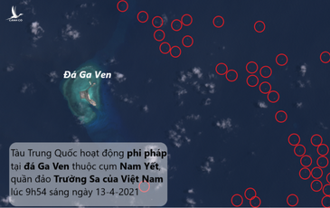 Thêm 136 tàu Trung Quốc xuất hiện ở gần đá Ga Ven, Philippines tố là tàu dân quân biển