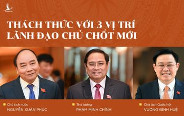 Thách thức với 3 vị trí lãnh đạo chủ chốt mới