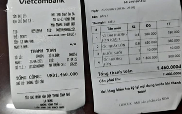 Nha Trang: Chủ nhà hàng bờ kè Tháp Bà lên tiếng về hóa đơn 3 món ốc gần 1,5 triệu đồng