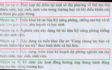 Bộ GD-ĐT ra văn bản gây “sốc”: “Phối hợp thí điểm thử ma túy cho học sinh, sinh viên”!