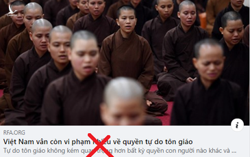 Lại tiếp tục chiêu trò vu khống Việt Nam không có tự do tôn giáo