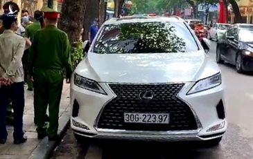 Đỗ xe Lexus trái phép, tài xế thách thức ‘biết xe của ai không mà cẩu’