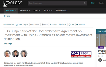 Lexology: Việt Nam, quốc gia hiếm hoi có vị thế tuyệt vời thu hút FDI toàn cầu