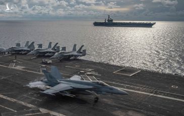 Tàu sân bay USS Ronald Reagan của Mỹ lần đầu tiến vào Biển Đông năm 2021