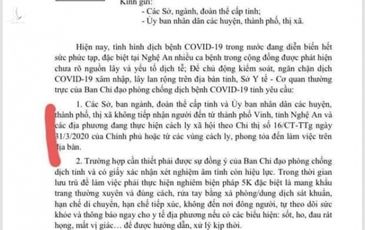 Nguyên nhân quyền Giám đốc sở Y tế Hà Tĩnh ký văn bản trái thẩm quyền