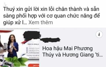 Hoa hậu Mai Phương Thúy lên tiếng xin lỗi vì quảng cáo sản phẩm sai sự thật