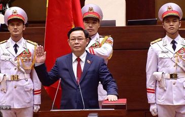 Chủ tịch Quốc hội khóa XV Vương Đình Huệ tuyên thệ nhậm chức