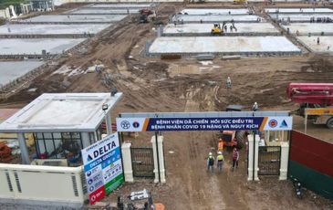 Hà Nội cấp tốc xây bệnh viện dã chiến điều trị bệnh nhân Covid-19 nặng