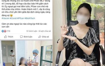 ‘Hoa khôi tiêm vắc xin Covid-19 không cần đăng ký’: Kỷ luật nhân viên y tế