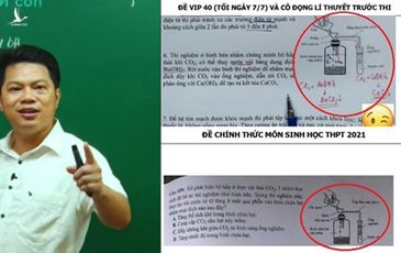 Bộ GD-ĐT nói gì về đề sinh tốt nghiệp THPT giống nội dung ôn tập của một giáo viên?