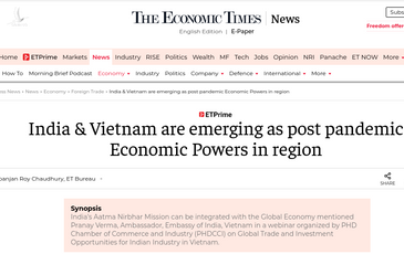 Economic Times: Việt Nam nổi lên như cường quốc kinh tế trong khu vực