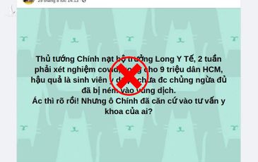 Quyết tâm của Thủ tướng khi yêu cầu xét nghiệm toàn TP.HCM trong 2 tuần