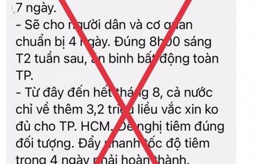 TP HCM bác bỏ thông tin “không cho người dân di chuyển trong 7 ngày”