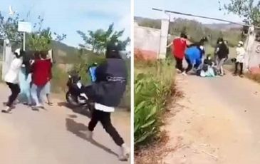 Quảng Nam: Thiếu nữ bị cả chục người cầm mũ bảo hiểm vây đánh hội đồng