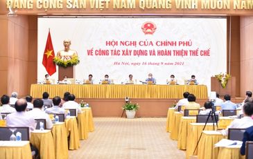 Thủ tướng Phạm Minh Chính chủ trì hội nghị toàn quốc về công tác xây dựng và hoàn thiện thể chế