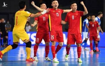 Việt Nam viết nên lịch sử khi vào vòng 1/8 futsal World Cup