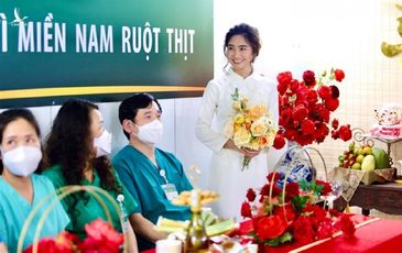 Đám cưới “1-0-2″của nữ điều dưỡng Hà Nội tại bệnh viện dã chiến tại TPHCM