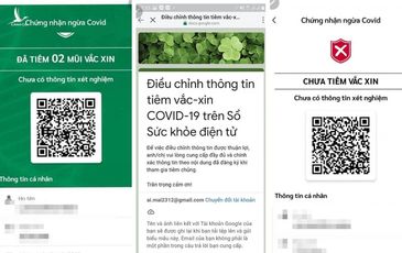 Nhiều người bỗng dưng mất chứng nhận ‘đã tiêm 2 mũi vắc xin’