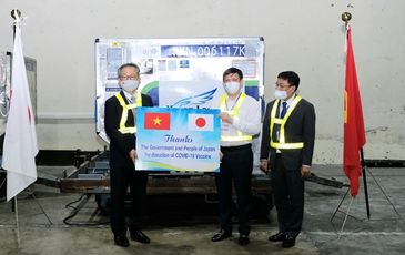 Việt Nam sẽ nhận thêm 400.000 liều AstraZeneca do Nhật Bản tặng