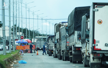 Người đến Bến Tre: Đủ giấy tờ vẫn không được qua chốt, ô tô phải dán niêm phong cửa