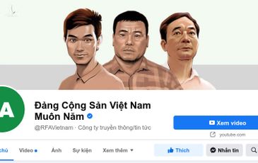 Fanpage của RFA đổi tên thành “Đảng Cộng Sản Việt Nam Muôn Năm”