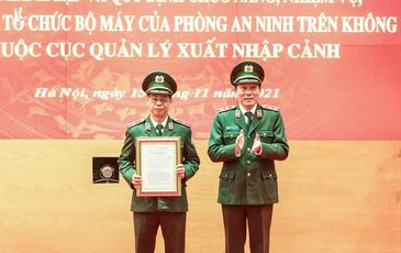 Bộ Công an chính thức ra mắt lực lượng An ninh trên không