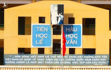 Thiếu vắng khẩu hiệu “Tiên học lễ, hậu học văn”