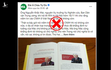 Đừng vì nhận định cá nhân mà phủ định con đường phát triển của dân tộc