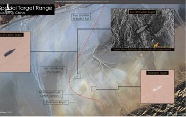 Trung Quốc đóng mô hình tàu sân bay… trong sa mạc