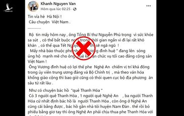 Luận điệu khôi hài lấy tin vỉa hè để gắn cái mác mật về nhân sự đất nước