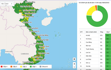 Cả nước không còn tỉnh, thành ‘vùng cam, vùng đỏ’