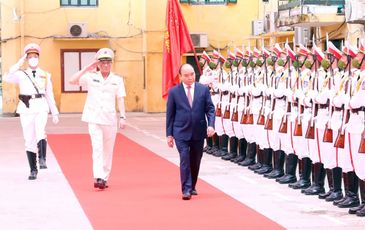 Chủ tịch nước Nguyễn Xuân Phúc chỉ đạo 5 nhiệm vụ lớn với Cục An ninh nội địa