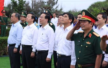 Chủ tịch nước Võ Văn Thưởng: Đảo Phú Quý có vị trí rất quan trọng về an ninh quốc phòng